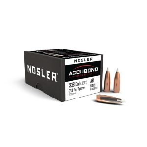 Nosler AccuBond Rifle Bullets .338 cal .338" 200 gr SBT-ACB 50/ct