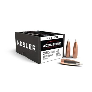 Nosler AccuBond Rifle Bullets .338 cal .338" 180 gr SBT-ACB 50/ct