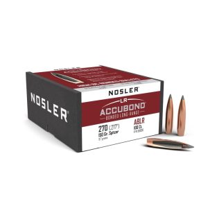 Nosler AccuBond Long Range Rifle Bullets .270 cal .277" 150 gr SPT-ACB 100/ct