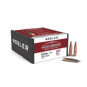 Nosler AccuBond Long Range Rifle Bullets 6.5mm .264" 129 gr SPT-ACB 100/ct