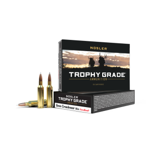 Nosler Accubond Trophy Grade Rifle Ammunition 6mm Creedmoor 90 gr PT 3200 fps 20/ct