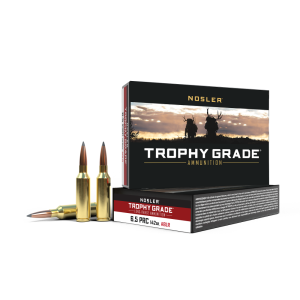 Nosler Accubond Long Range Trophy Grade Rifle Ammunition 6.5 PR 142 gr PT 2900 fps 20/ct