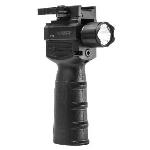 NcSTAR VISM Vertical Grip Weapon Light with Strobe FlashLight & Green Laser 300 Lumen Black