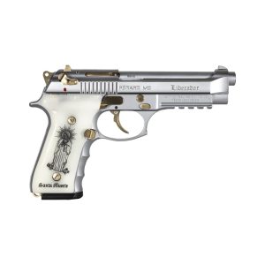 Girsan Regard MC Liberador Handgun 9mm Luger 18rd Magazine 4.9" Barrel Stainless with Santa Muerte Grips