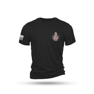 Nine Line Cake Tree Triblend Short Sleeve Shirt Black 2XL