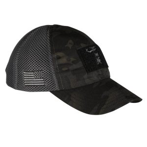 Nine Line Dark American Made Mesh Back Hat with Dropline
