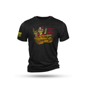 Nine Line Grinch Triblend Short Sleeve Shirt Black S
