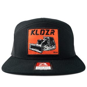 Nine Line Killdozer 7-Panel Richardson Trucker Hat Black