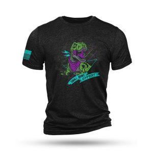 Nine Line T-Rex Short Sleeve Shirt Black Triblend S