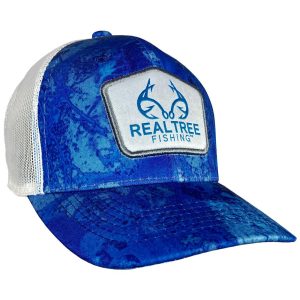 Outdoor Cap Realtree Fishing Wav3/White Mesh Back w/Woven Realtree label