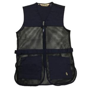 Bob Allen Full Mesh Dual Pad Shooting Vest Navy Blue S
