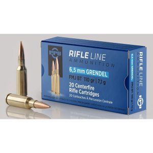 PPU Rifle Ammunition 6.5 Grendel FMJ 110gr 2756 fps 20/ct