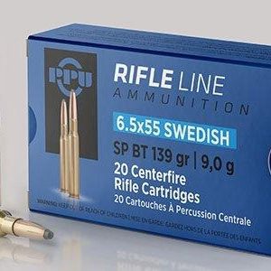 PPU Rifle Ammunition 7.5mm x 55 Swiss 174 gr FMJ-BT 2525 fps 20/ct