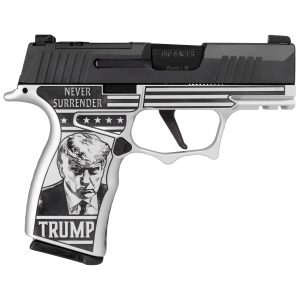 Sig Sauer P365 Shark Tooth "Trump" Grip Optic Ready Handgun 9mm Luger 12rd Magazines(2) 3.1" Barrel X-RAY 3 Sights