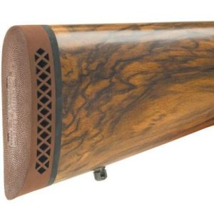 Pachmayr Deluxe Recoil Pad - Medium 5.40" L x 1.95" W x 1.10" T Brown/White Line Base