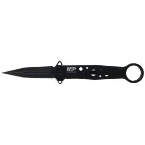 Smith & Wesson M&P Folding Knife Dagger Blade Black