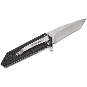 Smith & Wesson Extreme Ops Spring Assist Folding Knife 2-1/2" Tanto Blade Black