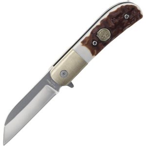Uncle Henry Next Gen 6UH Folding Knife 2-7/10" Drop Point Blade Staglon Box