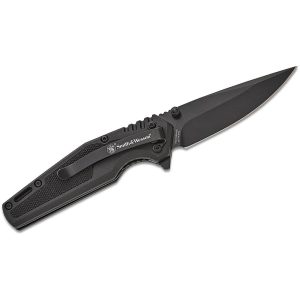 Smith & Wesson SWAT Assisted Folding Knife 3" Drop Point Blade Black Box