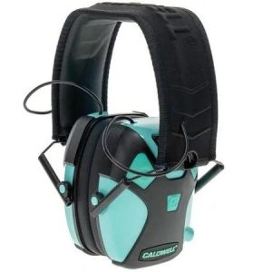 Caldwell E-Max Pro 23db Electronic Earmuffs-Aqua