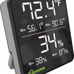 Lockdown Digital Hygrometer