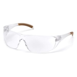 Pyramex Billings Frameless Shooting Glasses Clear with Carhartt Bag