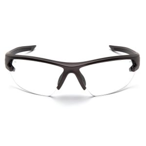 Pyramex Venture Gear Semtex 2.0 Shooting Glasses Gun Metal Frame with Clear Anti-Fog Lens