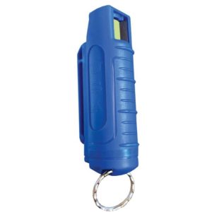 Personal Security Products Blue Heat Pepper Spray Canister with Case and Key Ring 1/2 oz Blue