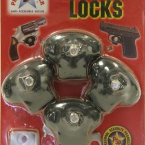 Bulls Eye Peace Keeper Plastic Keyed Trigger Lock - 4 Pack