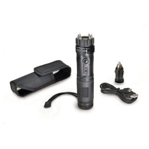 Fox Labs Zaplight Extreme 1 Million Volt Stun Gun / Flashlight with Wall Charger