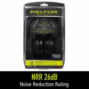 Peltor Sport Tactical 500 Electronic Ear Muffs 26dB Black