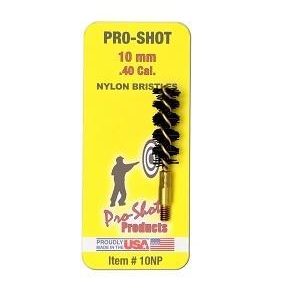 Pro-Shot Nylon Pistol Bore Brush with Brass Core .40 cal/10mm