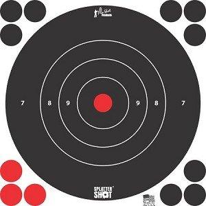 Splatter Shot 12" White Bull's-Eye Target 5/ct