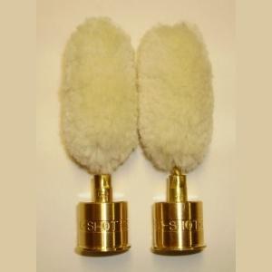 Pro-Shot Shotgun Wool Mop Brass Snap Caps - 12 ga