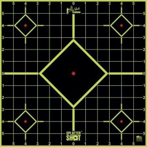 Pro-Shot Splatter Shot 12" Green Sight In Target - Peel-and-Stick 5/ct