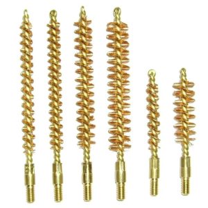 Pro-Shot Benchrest Brass Core/Bronze Bristle Rifle Bore Brush (5/40 Thread) .17 cal