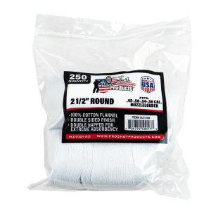Pro-Shot 2 1/2" 100% Cotton Patches 250/ct