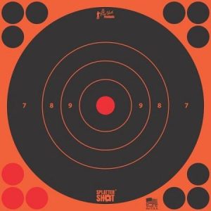 Pro-Shot Splatter Shot 8" Orange Bullseye Target 6/ct
