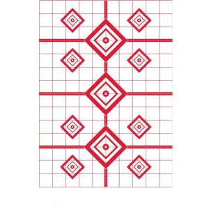 Pro-Shot 200 Yard Rifle Sight in Target 23" X 35" Red 5/ct
