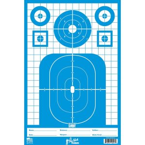 Tactical Precision Target Pistol/Rifle/Shotgun Blue 8/ct