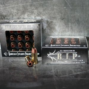 G2 Research R.I.P. Handgun Ammunition .40 S&W 115 gr HP 1080 fps 20/box