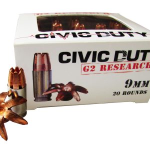 G2 Research Civic Duty Handgun Ammunition 9mm Luger