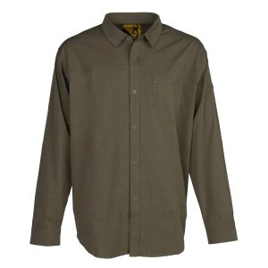 Browning Lightweight Button Down Long Sleeve Shirt Green L