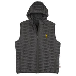 Browning Packable Puffer Hooded Vest Carbon S