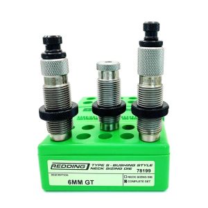 Redding 6mm GT Type-S 3-Die Neck Sizing Set