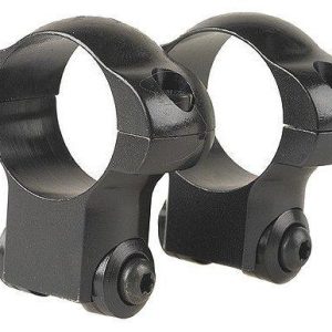 Redfield Ruger 77 & Ruger Mark II LA/SA Rifle Steel Scope Rings 30mm HIgh Black