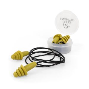 Ducks Unlimited Reusable Earplugs 27dB Green 2/pr with Case