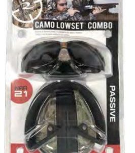 Radians Combo Set -Lowset  Camo EM with Outback Smoke Clear Glass