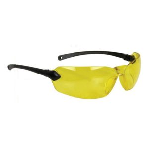Radians Overlook Shooting Glasses Black with Amber Lens
