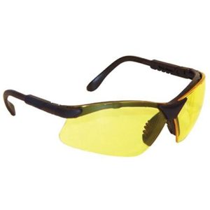 Radians Revelation Sporting Goods Shooting Glasses Black with Amber Lens